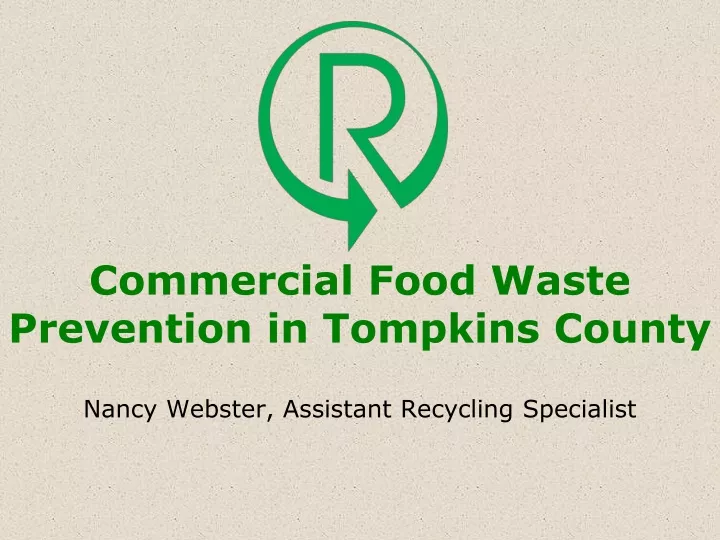 commercial food waste prevention in tompkins county