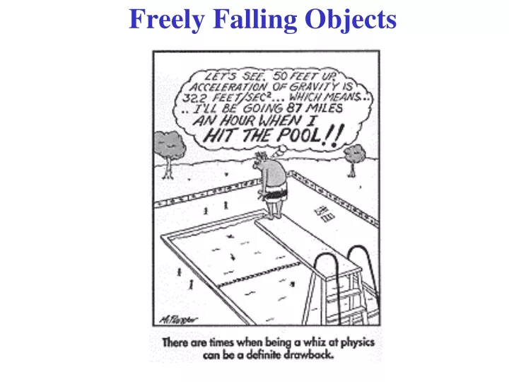 freely falling objects