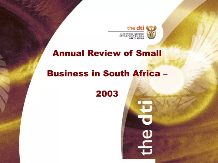 annual review of small business in south africa