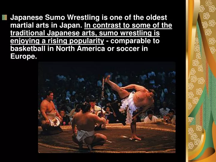japanese sumo wrestling is one of the oldest