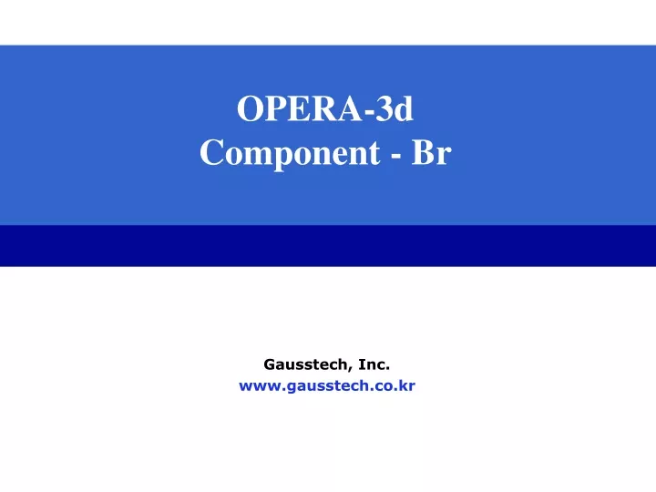 opera 3d component br