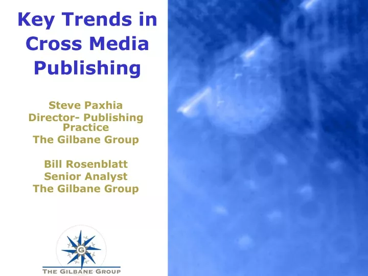 key trends in cross media publishing