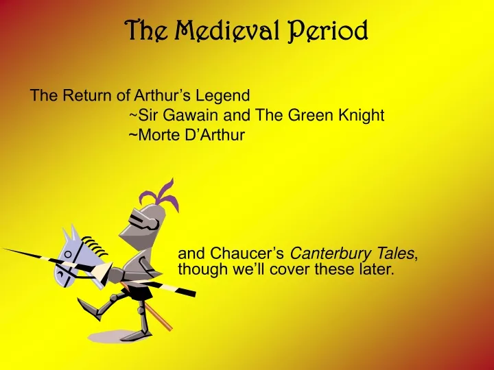 the medieval period