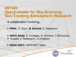 4STAR:  Spectrometer for Sky-Scanning, Sun-Tracking Atmospheric Research