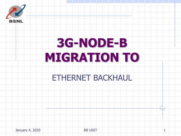 3g node b migration to