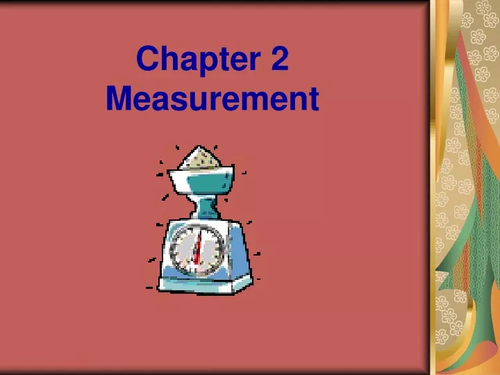 chapter 2 measurement