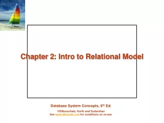 Chapter 2 : Intro to Relational Model