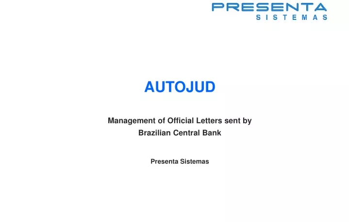 autojud management of official letters sent