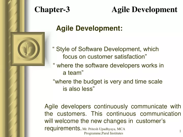 chapter 3 agile development