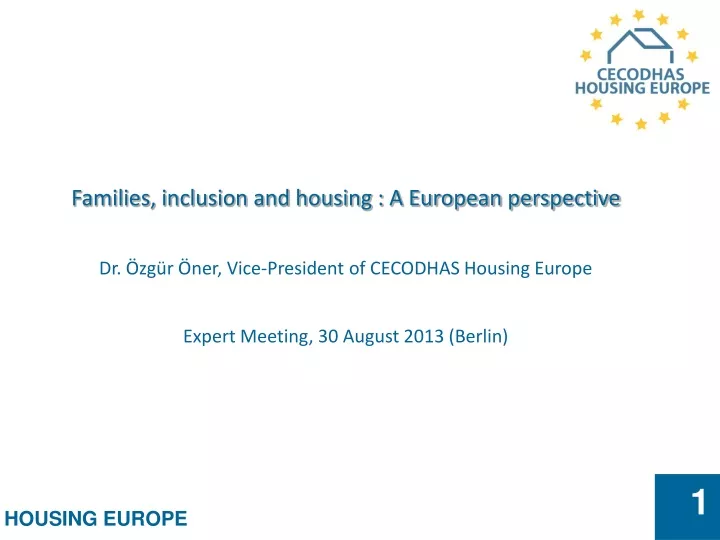 families inclusion and housing a european