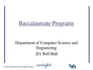 Baccalaureate Programs