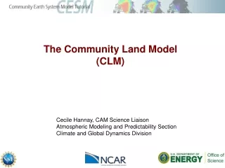 The Community Land Model  (CLM)