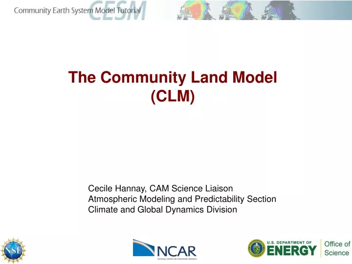 the community land model clm
