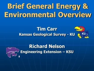 Brief General Energy &amp; Environmental Overview