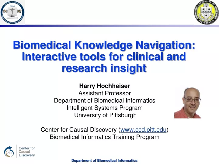 biomedical knowledge navigation interactive tools for clinical and research insight