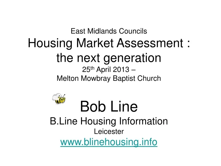 east midlands councils housing market assessment