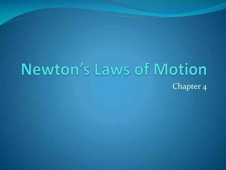 newton s laws of motion