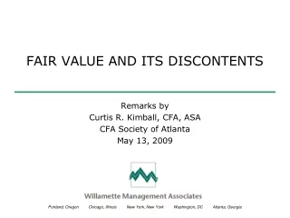FAIR VALUE AND ITS DISCONTENTS