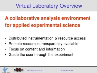 Virtual Laboratory Overview