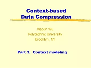 Context-based Data Compression