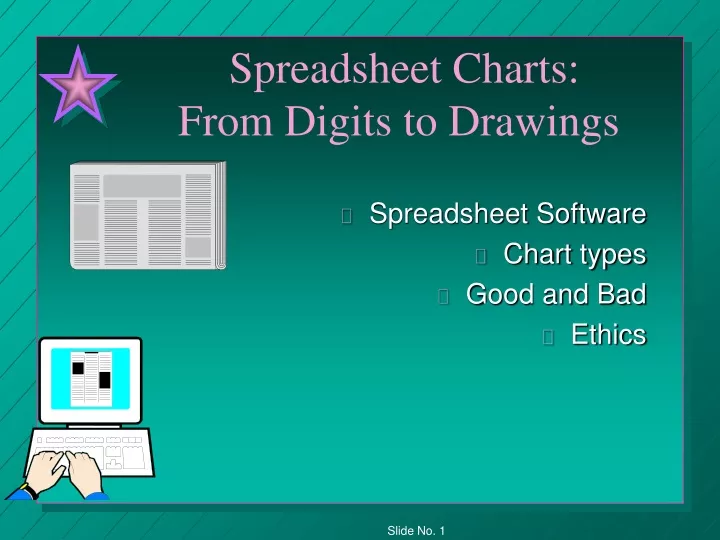 spreadsheet charts from digits to drawings
