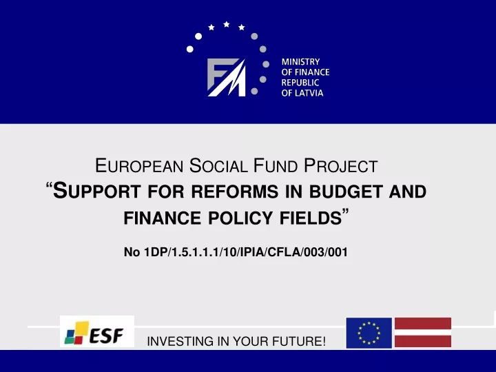 european social fund project support for reforms
