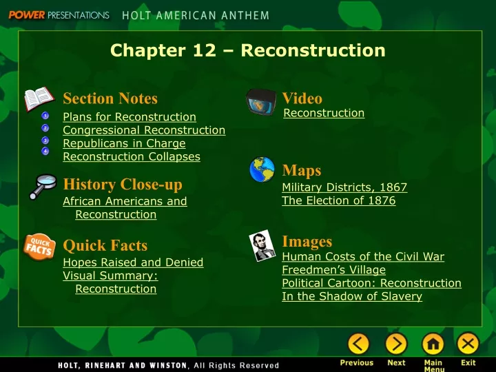 chapter 12 reconstruction