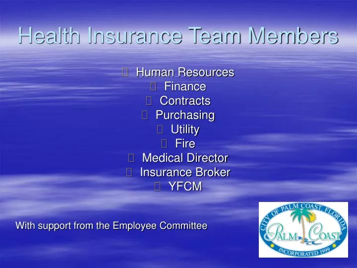 health insurance team members