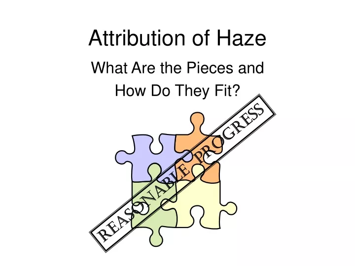 attribution of haze