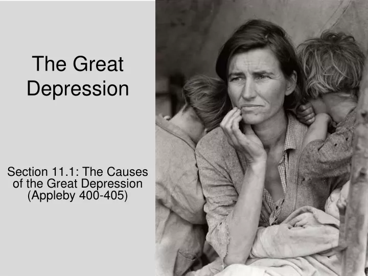 the great depression