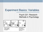 Experiment Basics: Variables - slide 1