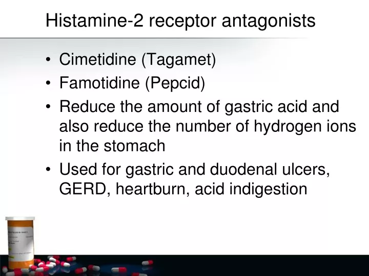 histamine 2 receptor antagonists