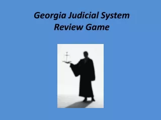 Georgia Judicial System Review Game