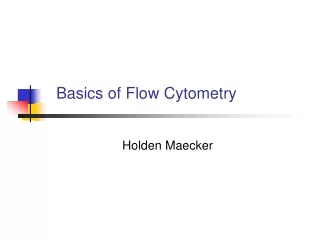 Basics of Flow Cytometry