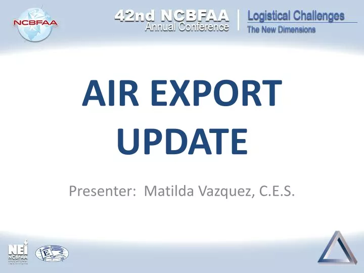 air export update