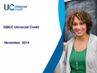GMCC Universal Credit  November  2014