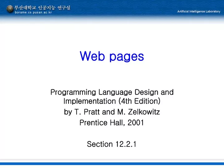 web pages