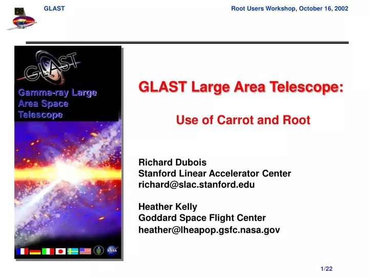 gamma ray large area space telescope