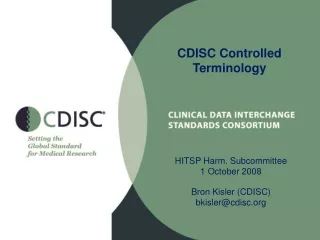 CDISC Controlled Terminology