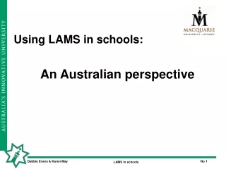 Using LAMS in schools: