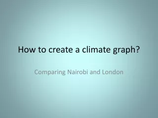 How to create a climate graph?