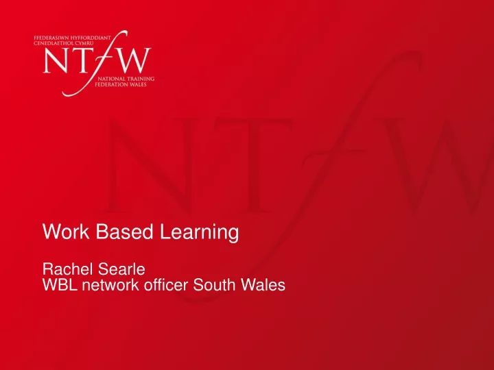 work based learning rachel searle wbl network