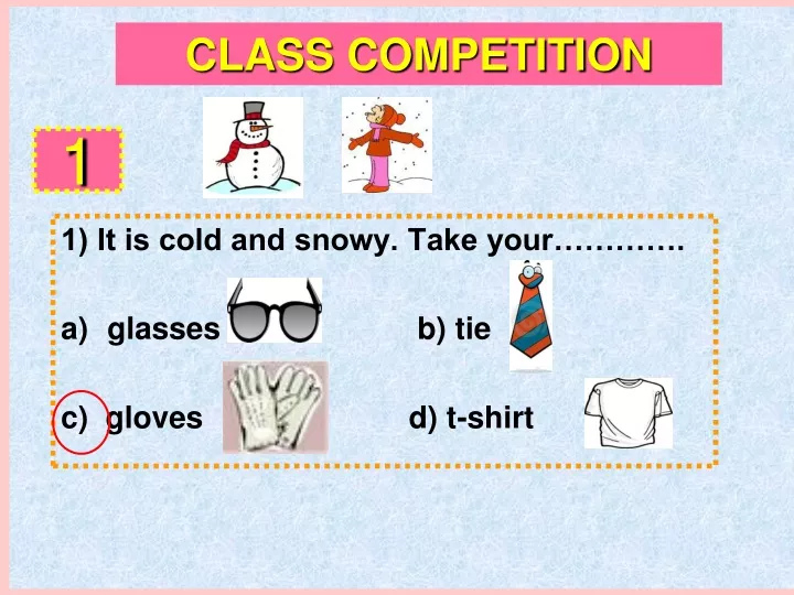 class competition