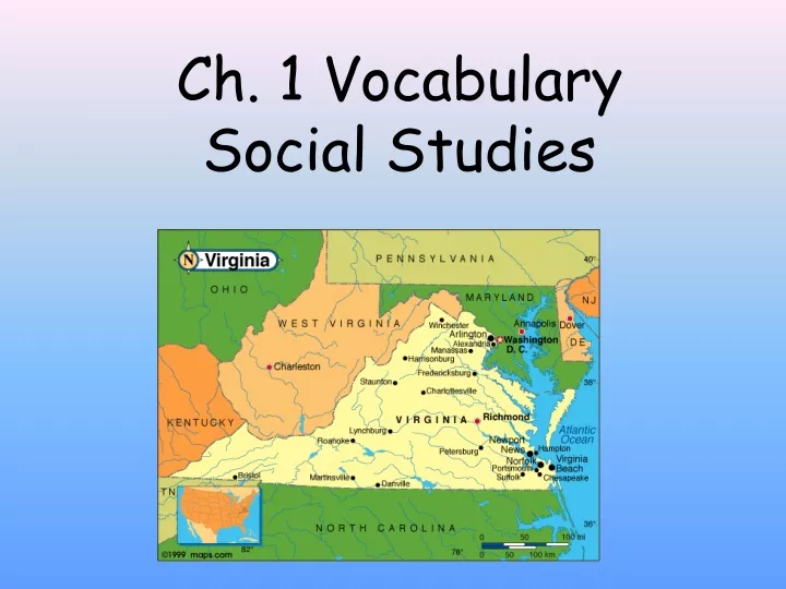 ch 1 vocabulary social studies