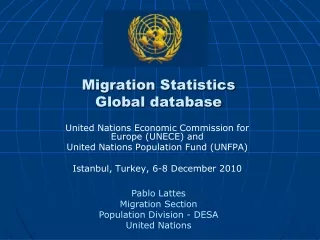 Migration Statistics  Global database