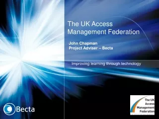 The UK Access Management Federation