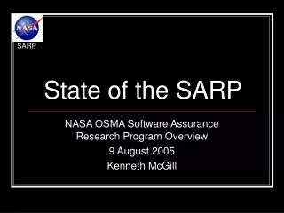 State of the SARP