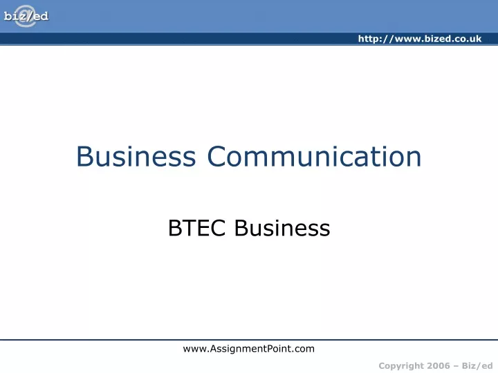 business communication