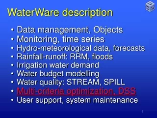 WaterWare description