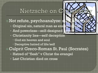 Nietzsche  on  Christianity